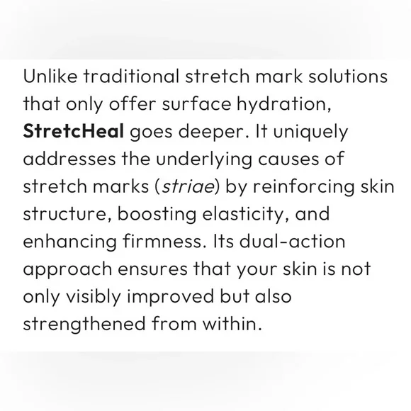 NWT StretcHeal Set Anti Stretch Marks & Scars Cream - Picture 16 of 16